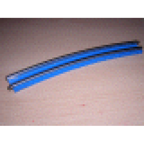 Деталь LEGO 3241 Train, Track 12V Conducting Rail Curved - Blue