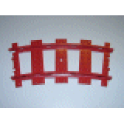 Train, Track 9V Curve - Red Train, Track 9V Curve - Red