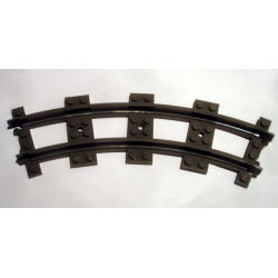 Train, Track Plastic, Narrow, Curve - Black Train, Track Plastic, Narrow, Curve - Black