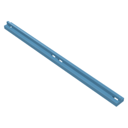Train, Track Rail Straight 16L with Slots - Maersk Blue Train, Track Rail Straight 16L with Slots - Maersk Blue