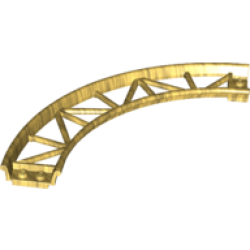 Train, Track Roller Coaster Curve, 90 degrees - Pearl Gold Train, Track Roller Coaster Curve, 90 degrees - Pearl Gold