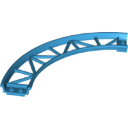 Train, Track Roller Coaster Curve, 90 degrees - Dark Azure Train, Track Roller Coaster Curve, 90 degrees - Dark Azure