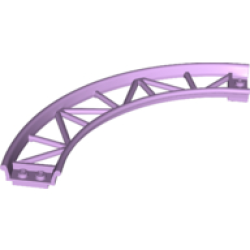 Train, Track Roller Coaster Curve, 90 degrees - Lavender Train, Track Roller Coaster Curve, 90 degrees - Lavender