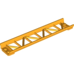 Train, Track Roller Coaster Straight 16L - Bright Light Orange