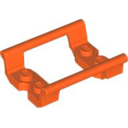 Train, Track Roller Coaster Straight 4L - Reddish Orange