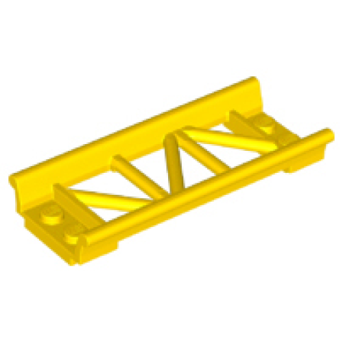 Деталь LEGO 26022 Train, Track Roller Coaster Straight 8L - Yellow