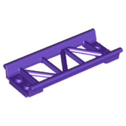 Train, Track Roller Coaster Straight 8L - Dark Purple