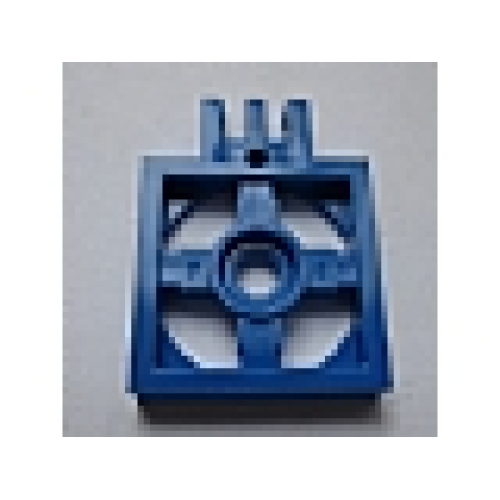 Деталь LEGO 251 Turntable 2 x 2 Plate with Hinge with 3 Fingers, Base - Blue