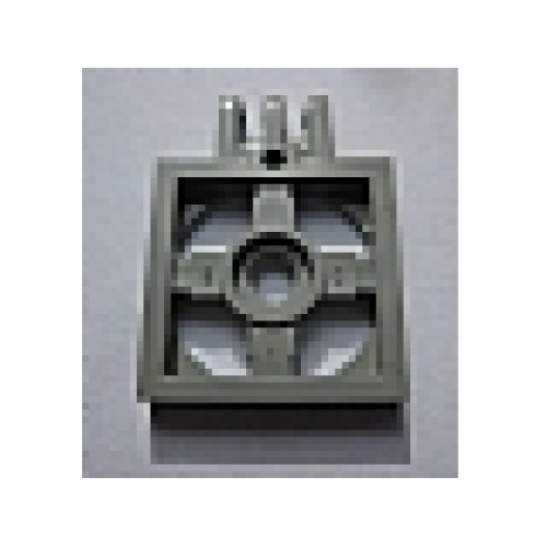 Деталь LEGO 251 Turntable 2 x 2 Plate with Hinge with 3 Fingers, Base - Light Gray