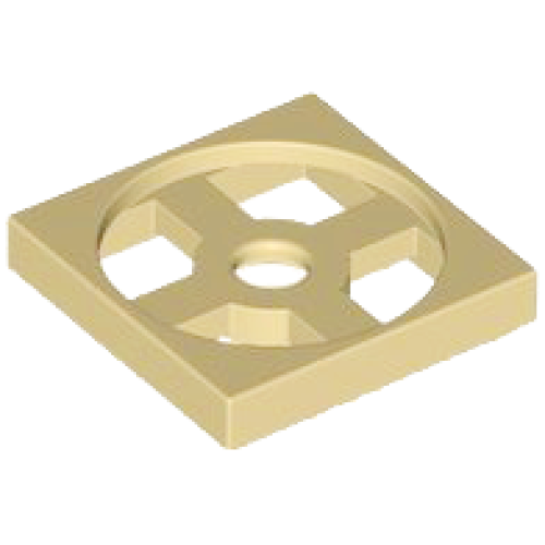Деталь LEGO 3680 Turntable 2 x 2 Plate, Base - Tan