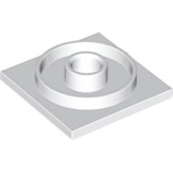 Turntable 4 x 4 Square Base - White Turntable 4 x 4 Square Base - White