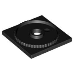 Turntable 4 x 4 Square Base, Locking - Black Turntable 4 x 4 Square Base, Locking - Black
