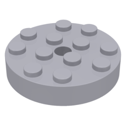 Turntable 4 x 4 Top - Light Bluish Gray Turntable 4 x 4 Top - Light Bluish Gray