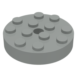 Turntable 4 x 4 Top - Light Gray Turntable 4 x 4 Top - Light Gray