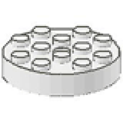 Turntable 4 x 4 Top, Locking - White Turntable 4 x 4 Top, Locking - White