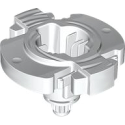 Turntable 7 x 6 1/2 x 4 with Gear 16 Tooth Base (Ninjago Dragon Spinjitzu Spinner) - White Turntable 7 x 6 1/2 x 4 with Gear 16 Tooth Base (Ninjago Dragon Spinjitzu Spinner) - White