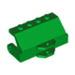 Vehicle, Brush Holder for Street Sweeper with Tow Ball Socket - Green