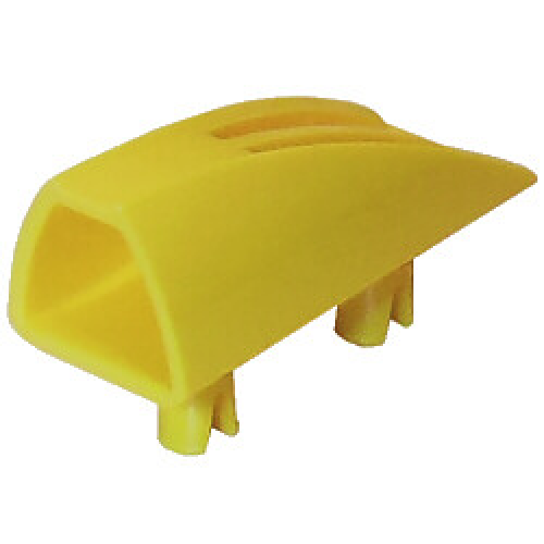 Деталь LEGO 30647 Vehicle, Fairing 1 x 4 Side Flaring Intake with 2 Pins - Yellow