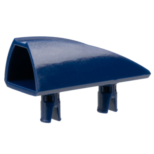 Деталь LEGO 30647 Vehicle, Fairing 1 x 4 Side Flaring Intake with 2 Pins - Dark Blue