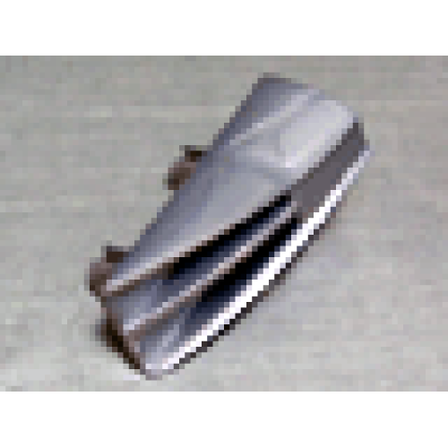 Деталь LEGO 30647 Vehicle, Fairing 1 x 4 Side Flaring Intake with 2 Pins - Pearl Light Gray