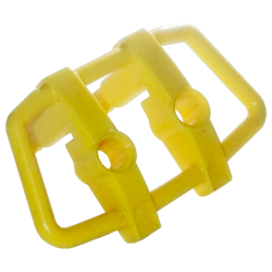 Vehicle, Grille 6 x 4 x 3 with Two Pins and Two Pin Holes - Yellow
