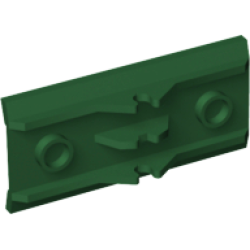Vehicle, Spoiler / Plow Blade 6 x 3 with Hinge - Dark Green Vehicle, Spoiler / Plow Blade 6 x 3 with Hinge - Dark Green