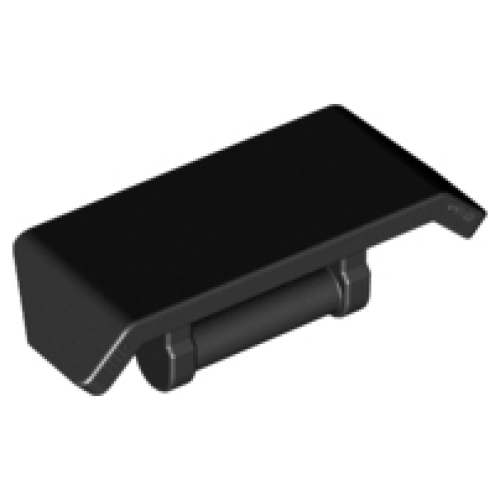 Деталь LEGO 98834 Vehicle, Spoiler with Bar Handle - Black