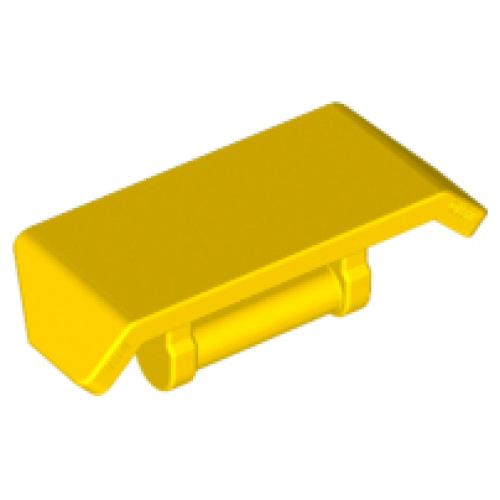 Деталь LEGO 98834 Vehicle, Spoiler with Bar Handle - Yellow