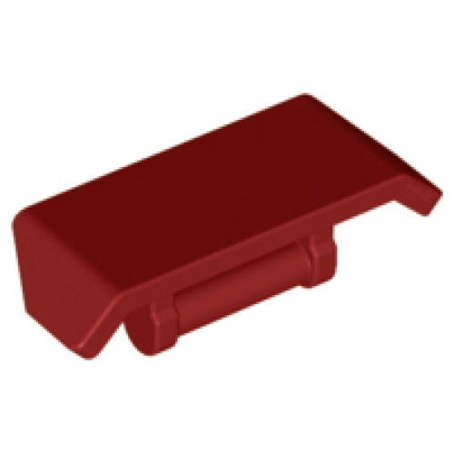Деталь LEGO 98834 Vehicle, Spoiler with Bar Handle - Dark Red