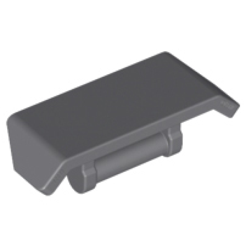 Деталь LEGO 98834 Vehicle, Spoiler with Bar Handle - Dark Bluish Gray