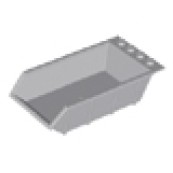 Vehicle, Tipper Bed 4 x 6, Solid Studs - Light Bluish Gray Vehicle, Tipper Bed 4 x 6, Solid Studs - Light Bluish Gray