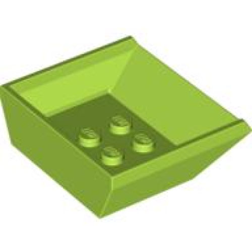 Деталь LEGO 2512 Vehicle, Tipper Bed Small - Lime