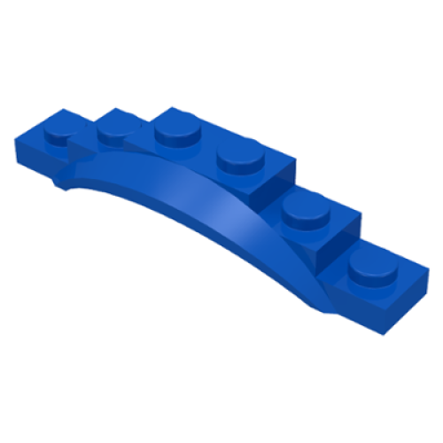 Деталь LEGO 62361 Vehicle, Mudguard 1 1/2 x 6 x 1 with Arch - Blue