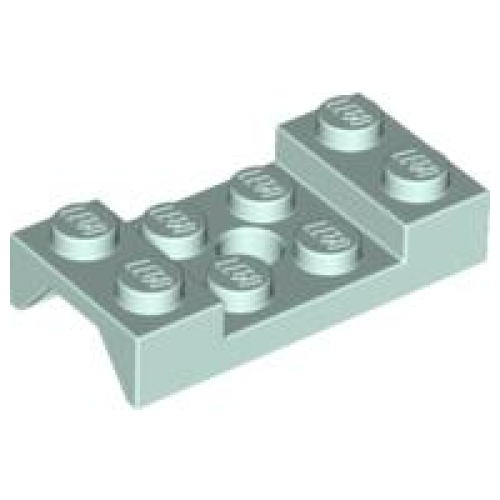 Деталь LEGO 60212 Vehicle, Mudguard 2 x 4 with Arch Studded with Hole - Light Aqua