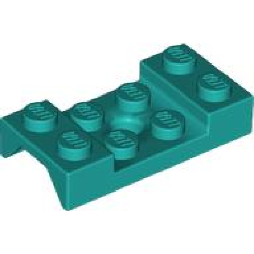 Деталь LEGO 60212 Vehicle, Mudguard 2 x 4 with Arch Studded with Hole - Dark Turquoise