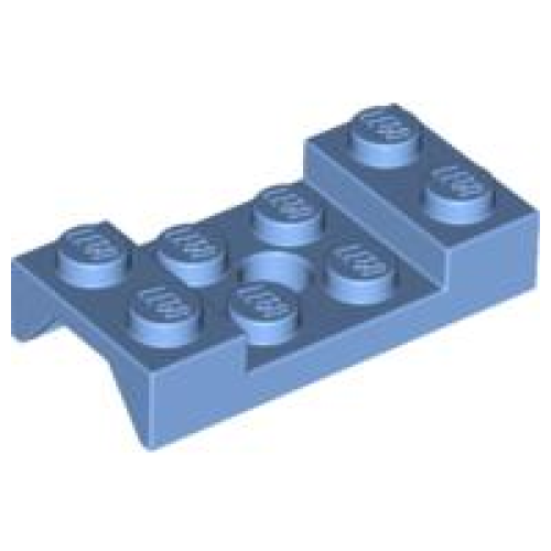 Деталь LEGO 60212 Vehicle, Mudguard 2 x 4 with Arch Studded with Hole - Medium Blue