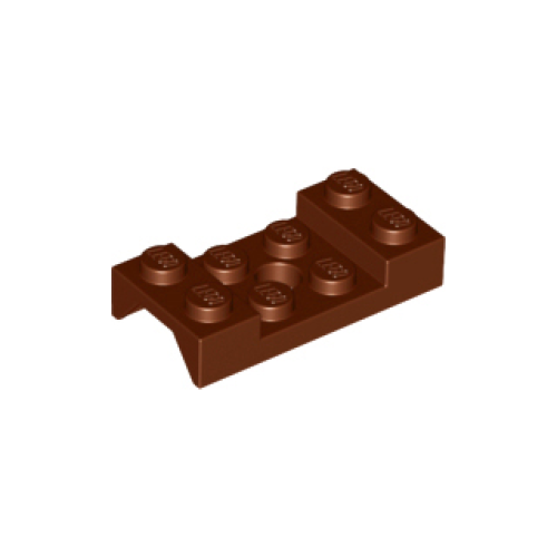 Деталь LEGO 60212 Vehicle, Mudguard 2 x 4 with Arch Studded with Hole - Reddish Brown