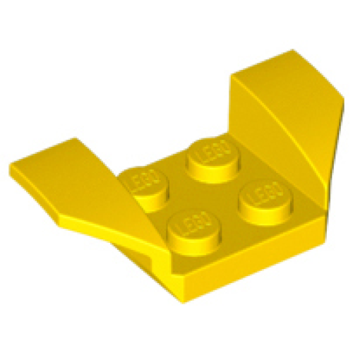 Деталь LEGO 41854 Vehicle, Mudguard 2 x 4 with Flared Wings - Yellow