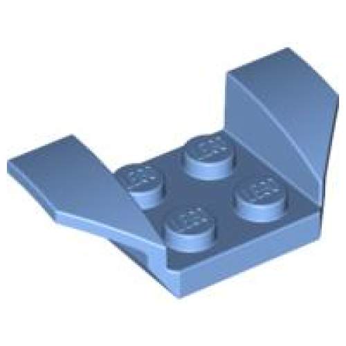 Деталь LEGO 41854 Vehicle, Mudguard 2 x 4 with Flared Wings - Medium Blue