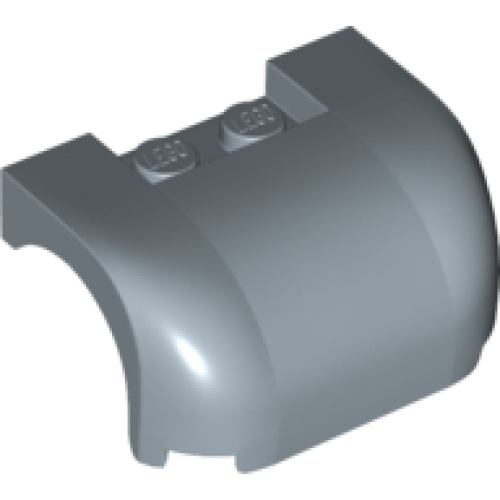 Деталь LEGO 93587 Vehicle, Mudguard 3 x 4 x 1 2/3 Curved - Sand Blue