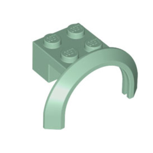 Деталь LEGO 50745 Vehicle, Mudguard 4 x 2 1/2 x 1 2/3 with Arch Round - Sand Green