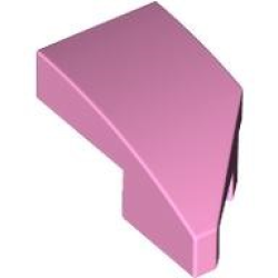 Wedge 2 x 1 x 2/3 Left - Bright Pink