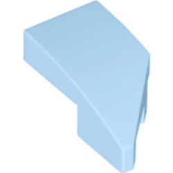 Wedge 2 x 1 x 2/3 Left - Bright Light Blue