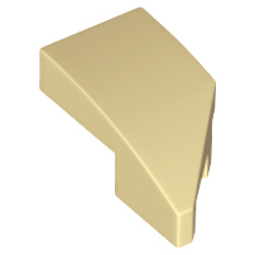 Деталь LEGO 29120 Wedge 2 x 1 x 2/3 Left - Tan