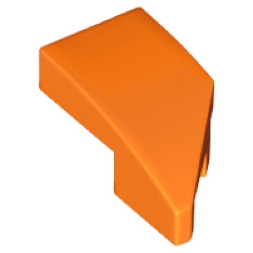 Деталь LEGO 29120 Wedge 2 x 1 x 2/3 Left - Orange