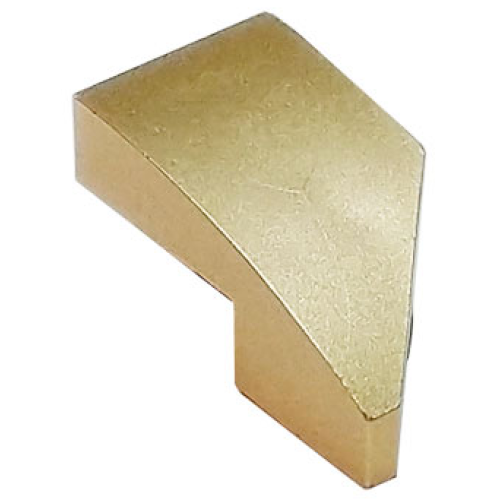 Деталь LEGO 29120 Wedge 2 x 1 x 2/3 Left - Metallic Gold