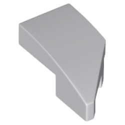 Wedge 2 x 1 x 2/3 Left - Light Bluish Gray