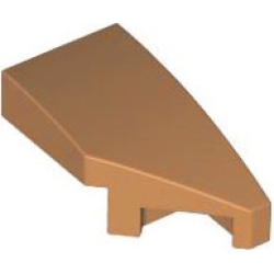 Wedge 2 x 1 x 2/3 Right - Medium Nougat