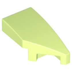 Wedge 2 x 1 x 2/3 Right - Yellowish Green