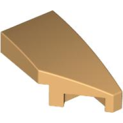 Wedge 2 x 1 x 2/3 Right - Medium Tan